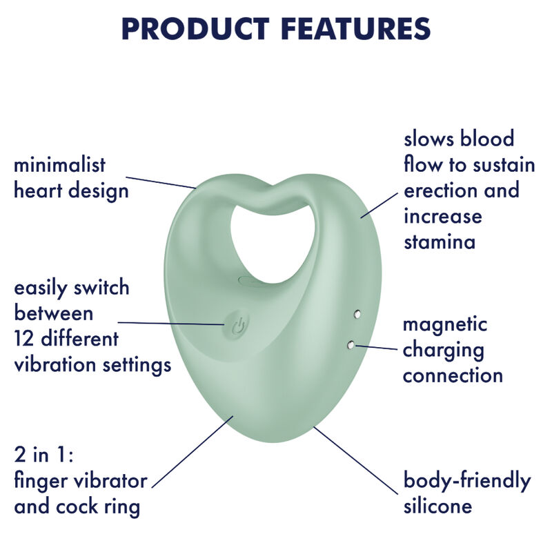 SATISFYER - PERFECT PAIR 3 GREEN 5 SATISFYER - PERFECT PAIR 3 GREEN - obrazek 5