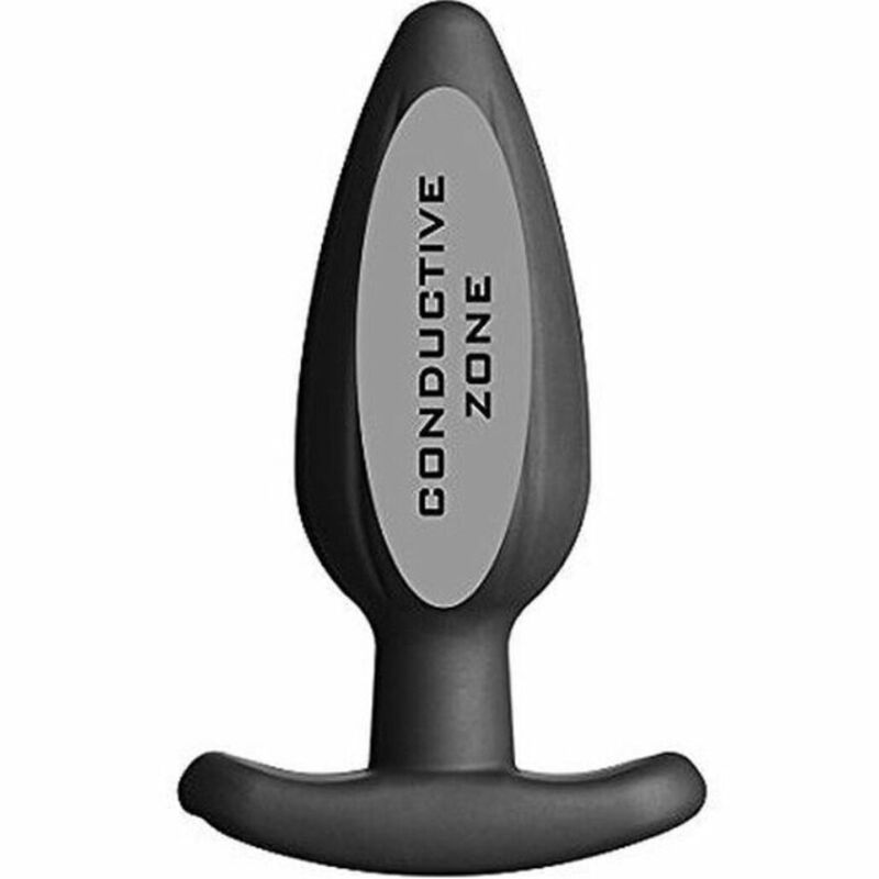 ELECTRASTIM - SILICONE BLACK ROCKER BUTT PLUG LARGE 4 ELECTRASTIM - SILICONE BLACK ROCKER BUTT PLUG LARGE - obrazek 4