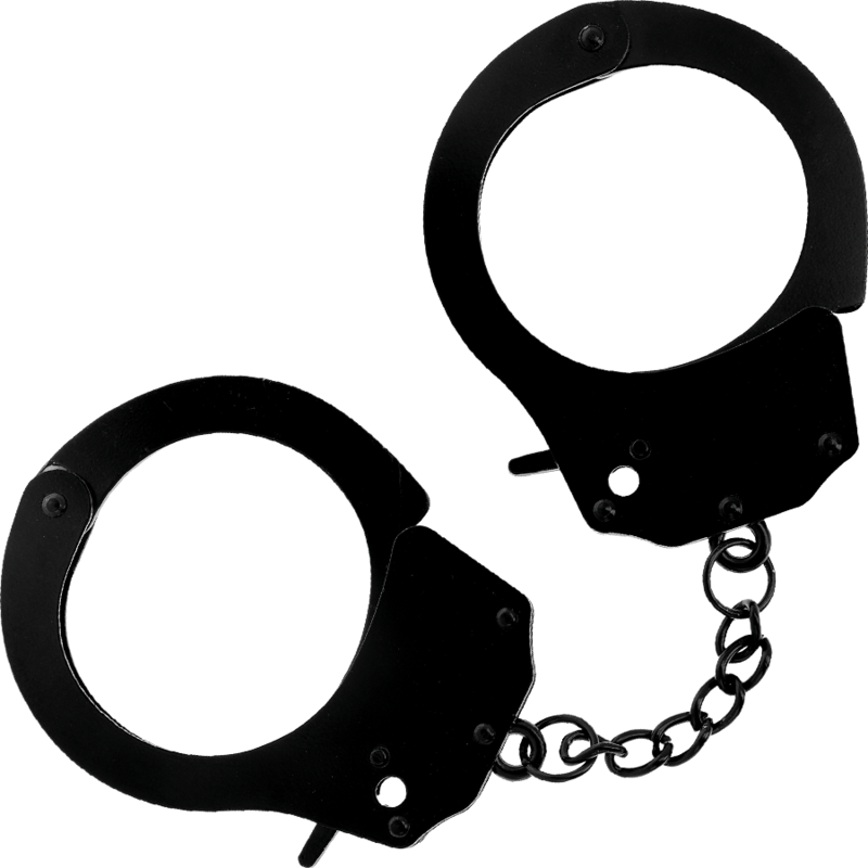 DARKNESS - METAL HANDCUFFS FOR BLACK HANDS 2 DARKNESS - METAL HANDCUFFS FOR BLACK HANDS - obrazek 2