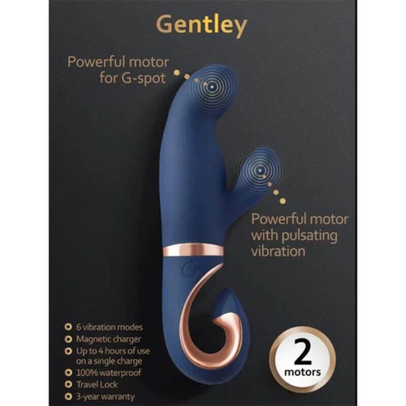 G-VIBE - GENTLEY G-SPOT VIBE CARIBBEAN BLUE 2 G-VIBE - GENTLEY G-SPOT VIBE CARIBBEAN BLUE - obrazek 2