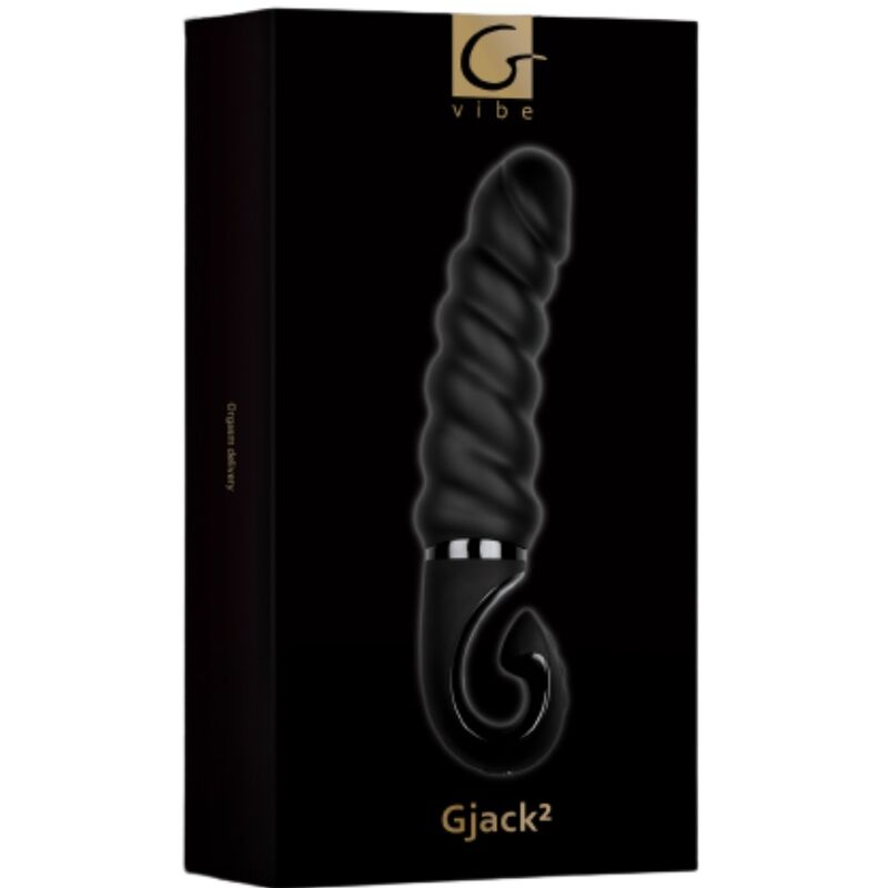 G-VIBE - G-JACK 2 - BLACK VIBRATING DILDO 5 G-VIBE - G-JACK 2 - BLACK VIBRATING DILDO - obrazek 5