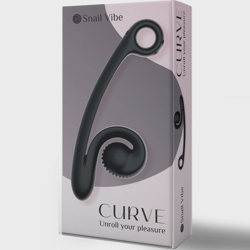SNAIL VIBE - CURVE VIBRATOR BLACK 4 SNAIL VIBE - CURVE VIBRATOR BLACK - obrazek 4