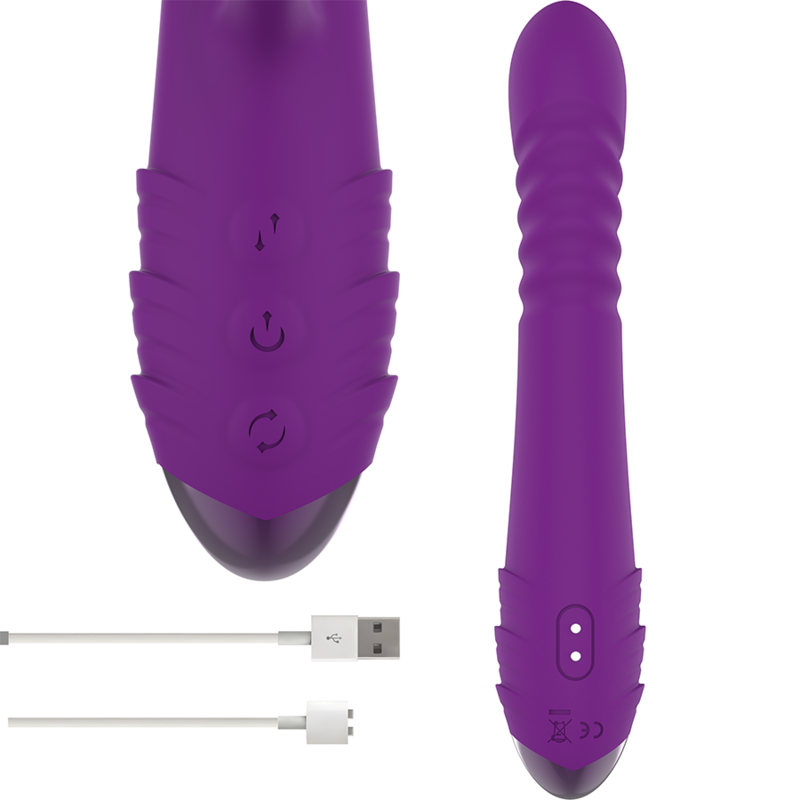 INTENSE - IGGY MULTIFUNCTION RECHARGEABLE VIBRATOR UP DOWN WITH CLITORAL STIMULATOR PURPLE 4 INTENSE - IGGY MULTIFUNCTION RECHARGEABLE VIBRATOR UP DOWN WITH CLITORAL STIMULATOR PURPLE - obrazek 4