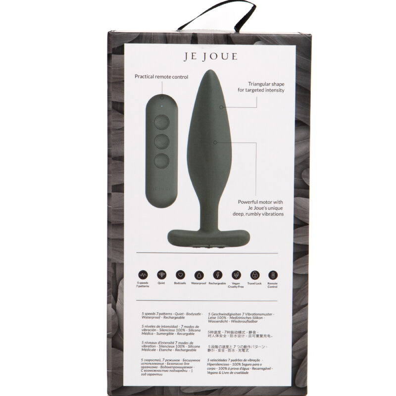 JE JOUE - EGON PLUG ANAL VIBRATOR BLACK 5 JE JOUE - EGON PLUG ANAL VIBRATOR BLACK - obrazek 5