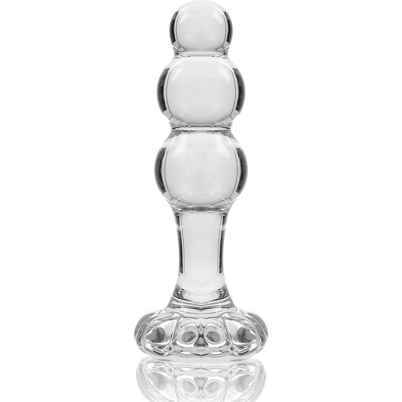 NEBULA SERIES BY IBIZA - MODEL 1 ANAL PLUG BOROSILICATE GLASS CLEAR 10.5 CM -O- 3 CM 5 NEBULA SERIES BY IBIZA - MODEL 1 ANAL PLUG BOROSILICATE GLASS CLEAR 10.5 CM -O- 3 CM - obrazek 5