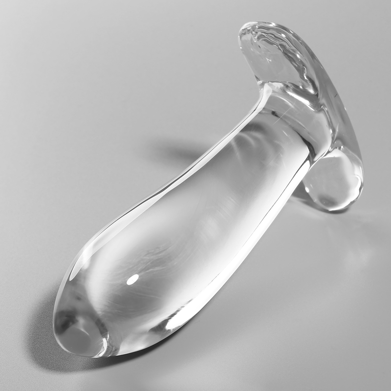NEBULA SERIES BY IBIZA - MODEL 5 ANAL PLUG BOROSILICATE GLASS CLEAR 12.5 CM -O- 3.5 CM 2 NEBULA SERIES BY IBIZA - MODEL 5 ANAL PLUG BOROSILICATE GLASS CLEAR 12.5 CM -O- 3.5 CM - obrazek 2