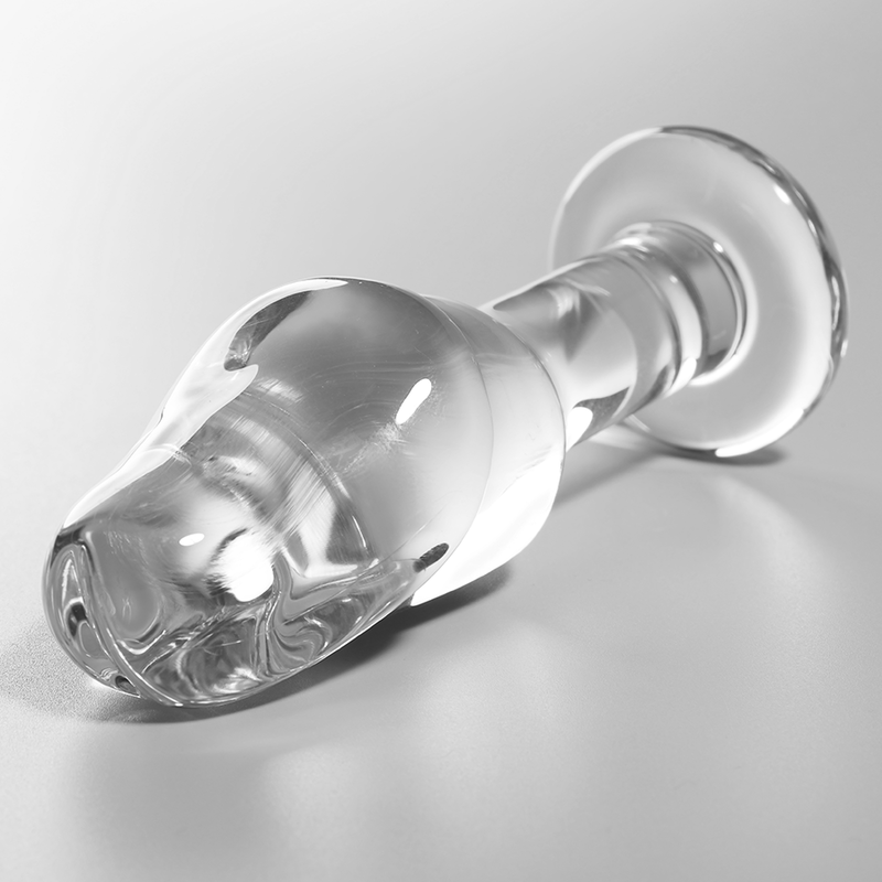 NEBULA SERIES BY IBIZA - MODEL 6 ANAL PLUG BOROSILICATE GLASS CLEAR 12.5 CM -O- 4 CM 2 NEBULA SERIES BY IBIZA - MODEL 6 ANAL PLUG BOROSILICATE GLASS CLEAR 12.5 CM -O- 4 CM - obrazek 2