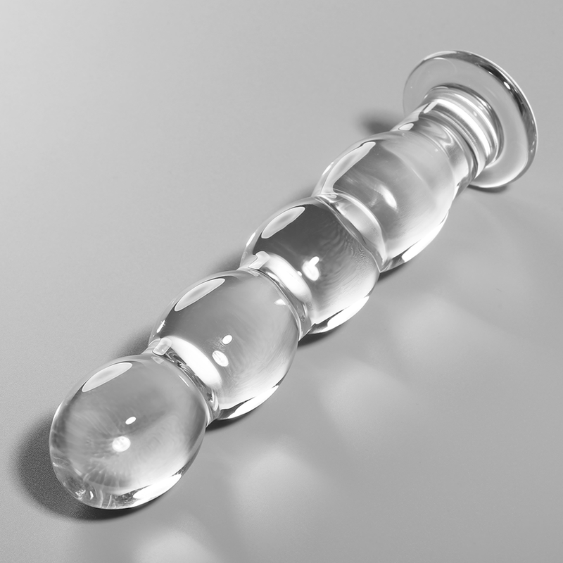 NEBULA SERIES BY IBIZA - MODEL 10 DILDO BOROSILICATE GLASS CLEAR 16.5 CM -O- 3.5 CM 2 NEBULA SERIES BY IBIZA - MODEL 10 DILDO BOROSILICATE GLASS CLEAR 16.5 CM -O- 3.5 CM - obrazek 2
