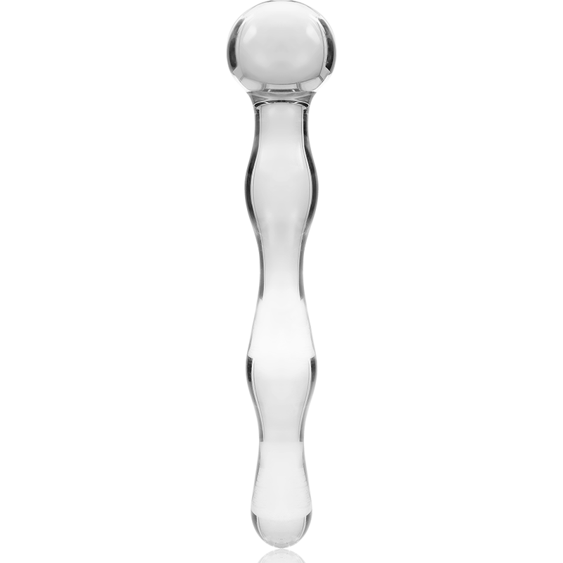 NEBULA SERIES BY IBIZA - MODEL 13 DILDO BOROSILICATE GLASS CLEAR 18 CM -O- 3.5 CM 5 NEBULA SERIES BY IBIZA - MODEL 13 DILDO BOROSILICATE GLASS CLEAR 18 CM -O- 3.5 CM - obrazek 5