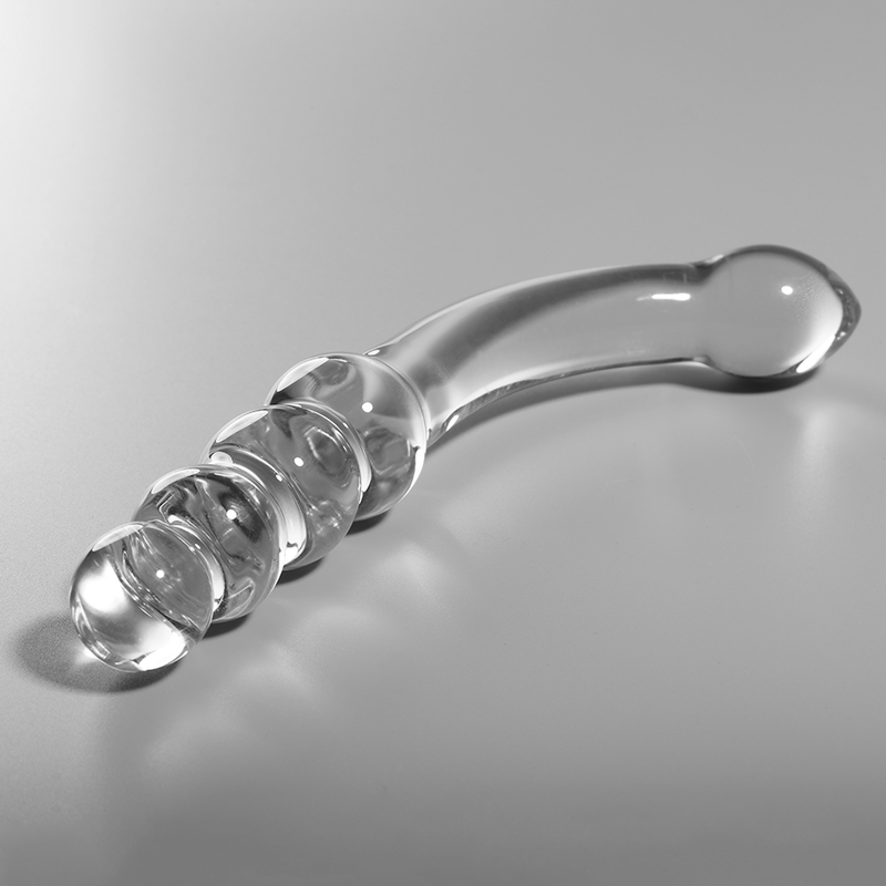 NEBULA SERIES BY IBIZA - MODEL 14 DILDO BOROSILICATE GLASS CLEAR 18.5 CM -O- 3 CM 2 NEBULA SERIES BY IBIZA - MODEL 14 DILDO BOROSILICATE GLASS CLEAR 18.5 CM -O- 3 CM - obrazek 2
