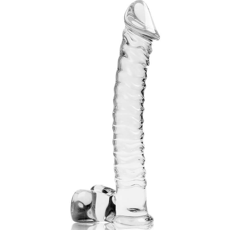 NEBULA SERIES BY IBIZA - MODEL 23 DILDO BOROSILICATE GLASS CLEAR 21.5 CM -O- 4 CM 5 NEBULA SERIES BY IBIZA - MODEL 23 DILDO BOROSILICATE GLASS CLEAR 21.5 CM -O- 4 CM - obrazek 5