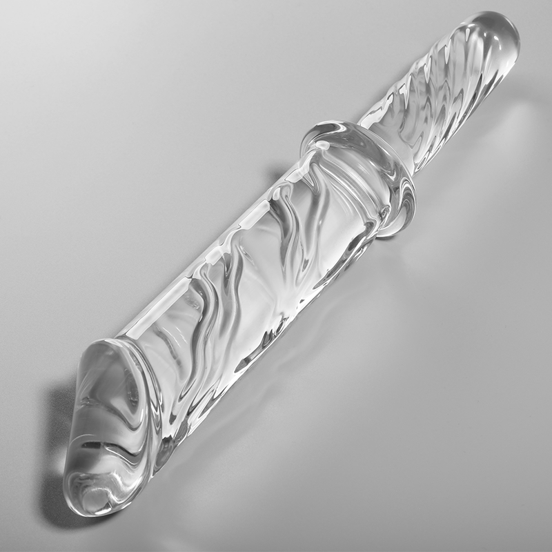NEBULA SERIES BY IBIZA - MODEL 24 DILDO BOROSILICATE GLASS CLEAR 28.5 CM -O- 5 CM 2 NEBULA SERIES BY IBIZA - MODEL 24 DILDO BOROSILICATE GLASS CLEAR 28.5 CM -O- 5 CM - obrazek 2