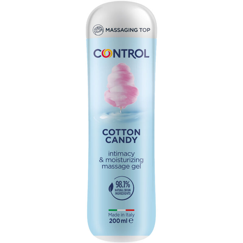 CONTROL - COTTON CANDY MASSAGE GEL 3 IN 1 200 ML 3 CONTROL - COTTON CANDY MASSAGE GEL 3 IN 1 200 ML - obrazek 3