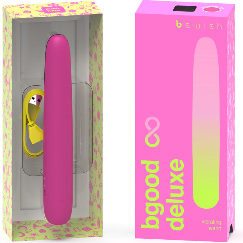 B SWISH - BGOOD INFINITE DELUXE RECHARGEABLE VIBRATOR PINK SILICONE 2 B SWISH - BGOOD INFINITE DELUXE RECHARGEABLE VIBRATOR PINK SILICONE - obrazek 2