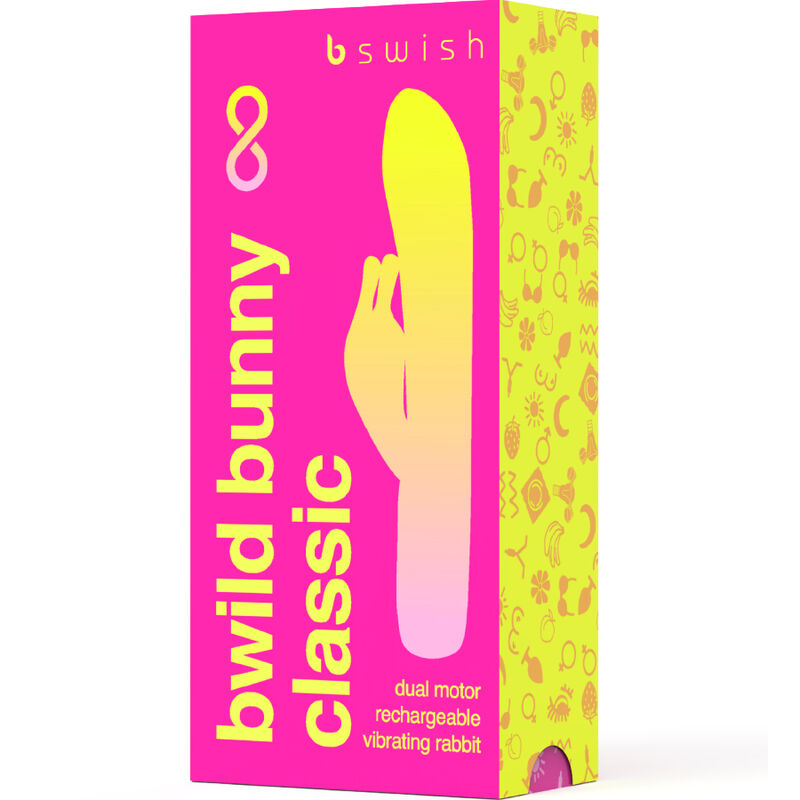 B SWISH - BWILD BUNNY INFINITE CLASSIC RECHARGEABLE VIBRATOR PINK SILICONE 4 B SWISH - BWILD BUNNY INFINITE CLASSIC RECHARGEABLE VIBRATOR PINK SILICONE - obrazek 4