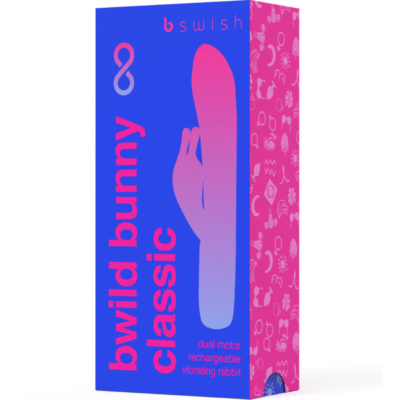 B SWISH - BWILD BUNNY INFINITE CLASSIC RECHARGEABLE VIBRATOR BLUE SILICONE 4 B SWISH - BWILD BUNNY INFINITE CLASSIC RECHARGEABLE VIBRATOR BLUE SILICONE - obrazek 4
