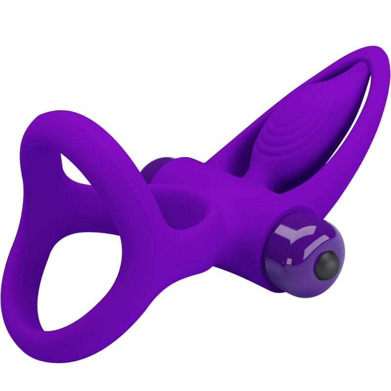 PRETTY LOVE - VIBRATOR RING 10 VIBRATIONS VIOLET SILICONE 5 PRETTY LOVE - VIBRATOR RING 10 VIBRATIONS VIOLET SILICONE - obrazek 5