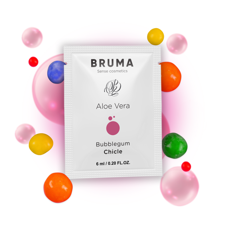 BRUMA - ALOE VERA SLIDING GEL BUBBLEGUM FLAVOR 6 ML 2 BRUMA - ALOE VERA SLIDING GEL BUBBLEGUM FLAVOR 6 ML - obrazek 2