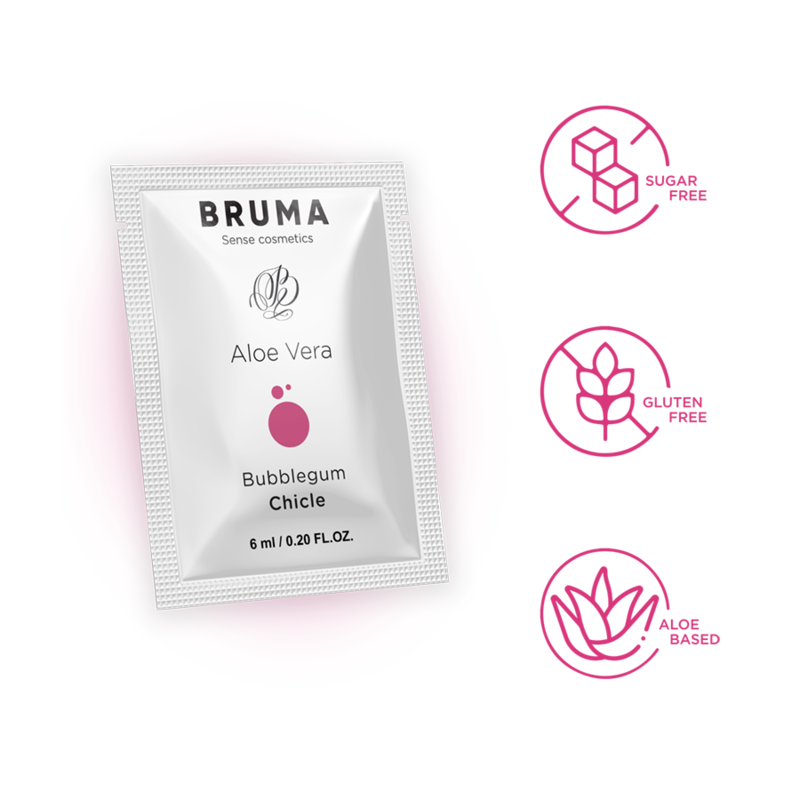 BRUMA - ALOE VERA SLIDING GEL BUBBLEGUM FLAVOR 6 ML 4 BRUMA - ALOE VERA SLIDING GEL BUBBLEGUM FLAVOR 6 ML - obrazek 4
