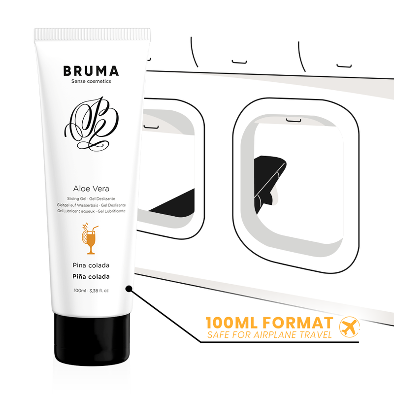 BRUMA - ALOE VERA SLIDING GEL PINA COLADA FLAVOR 100 ML 5 BRUMA - ALOE VERA SLIDING GEL PINA COLADA FLAVOR 100 ML - obrazek 5
