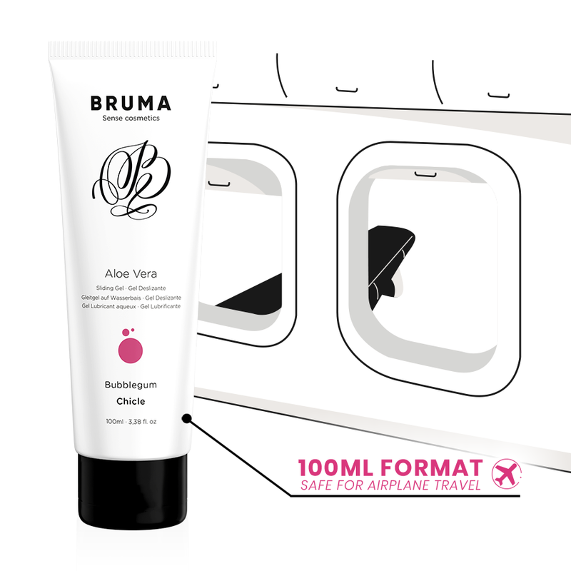BRUMA - ALOE VERA SLIDING GEL BUBBLEGUM FLAVOR 100 ML 5 BRUMA - ALOE VERA SLIDING GEL BUBBLEGUM FLAVOR 100 ML - obrazek 5