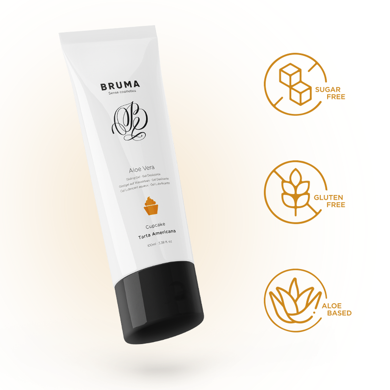 BRUMA - ALOE VERA SLIDING GEL CUPCAKE FLAVOR 100 ML 4 BRUMA - ALOE VERA SLIDING GEL CUPCAKE FLAVOR 100 ML - obrazek 4