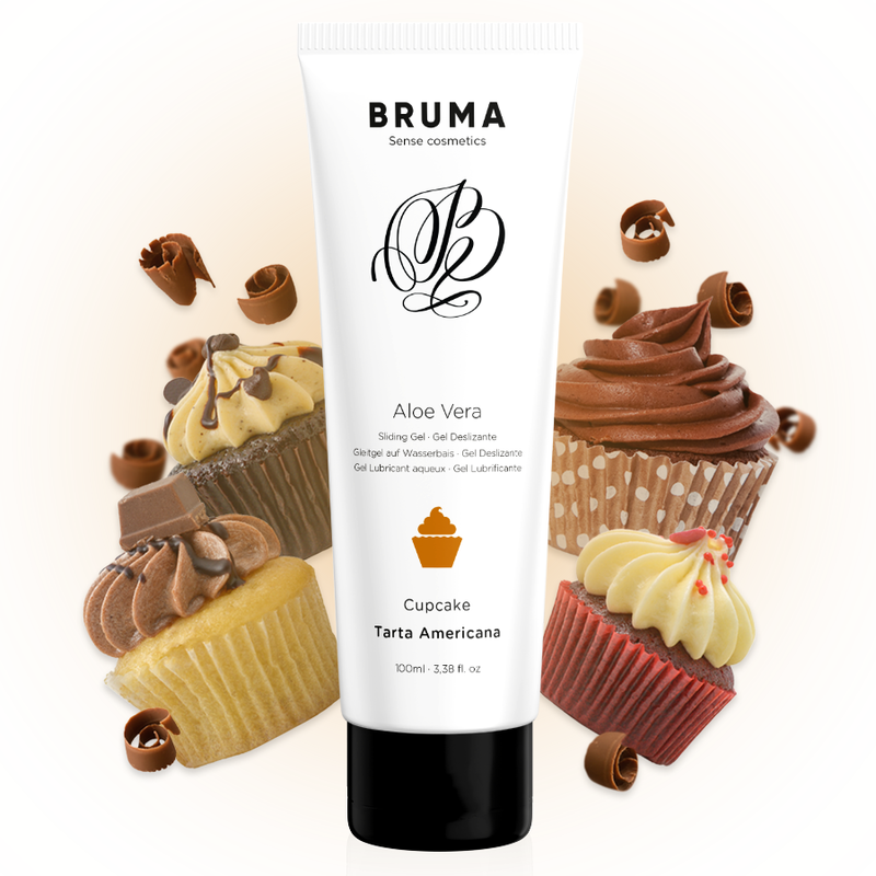 BRUMA - ALOE VERA SLIDING GEL CUPCAKE FLAVOR 100 ML 3 BRUMA - ALOE VERA SLIDING GEL CUPCAKE FLAVOR 100 ML - obrazek 3