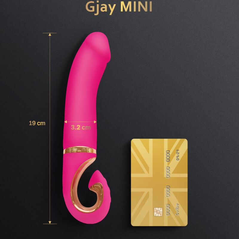 G-VIBE - GJAY MINI PINK SILICONE VIBRATOR 2 G-VIBE - GJAY MINI PINK SILICONE VIBRATOR - obrazek 2