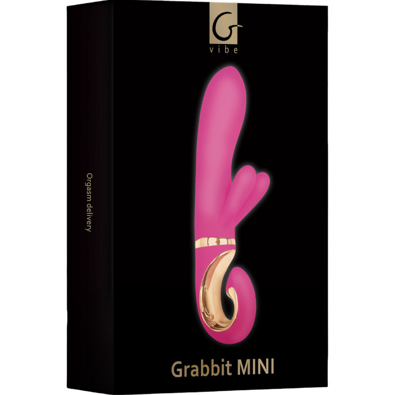 G-VIBE - GRABBIT MINI PINK SILICONE VIBRATOR 3 G-VIBE - GRABBIT MINI PINK SILICONE VIBRATOR - obrazek 3
