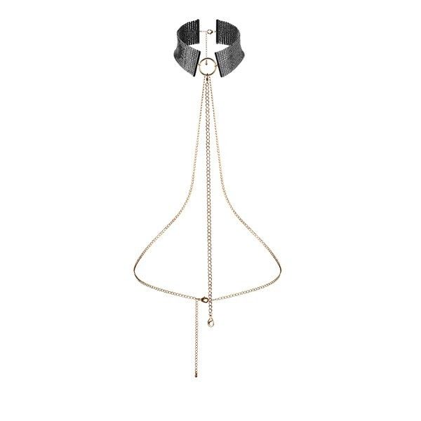 BIJOUX - DÉSIR MÉTALLIQUE BLACK METALLIC NECKLACE 3 BIJOUX - DÉSIR MÉTALLIQUE BLACK METALLIC NECKLACE - obrazek 3