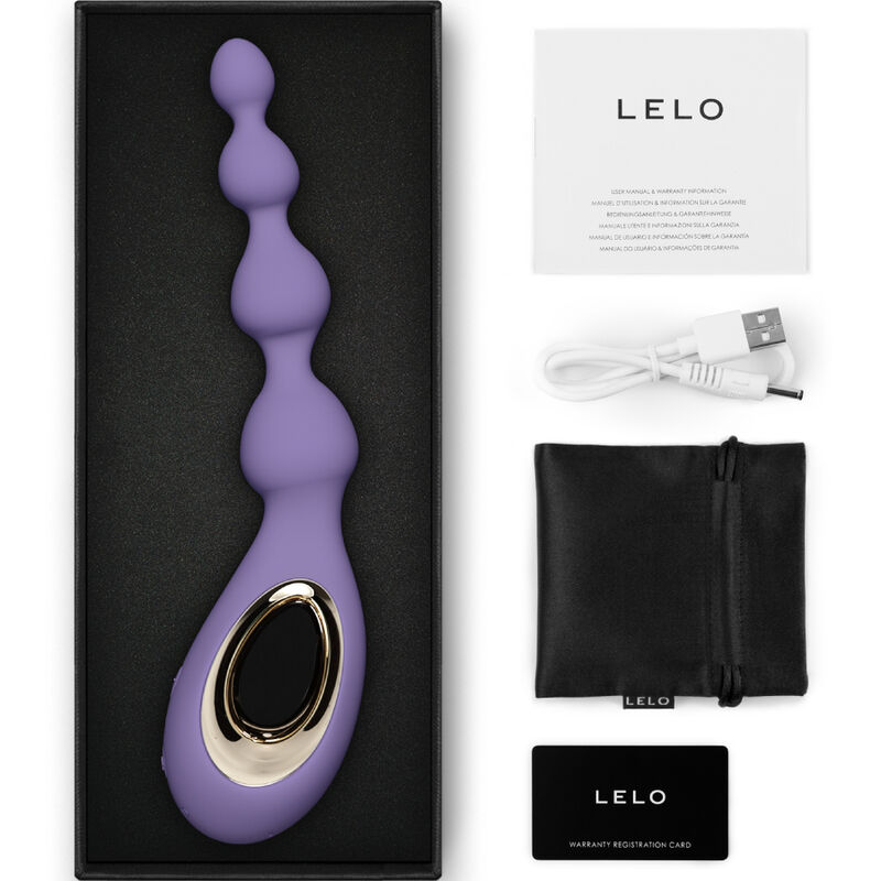 LELO - SORAYA BEADS VIOLET ANAL MASSAGER 3 LELO - SORAYA BEADS VIOLET ANAL MASSAGER - obrazek 3
