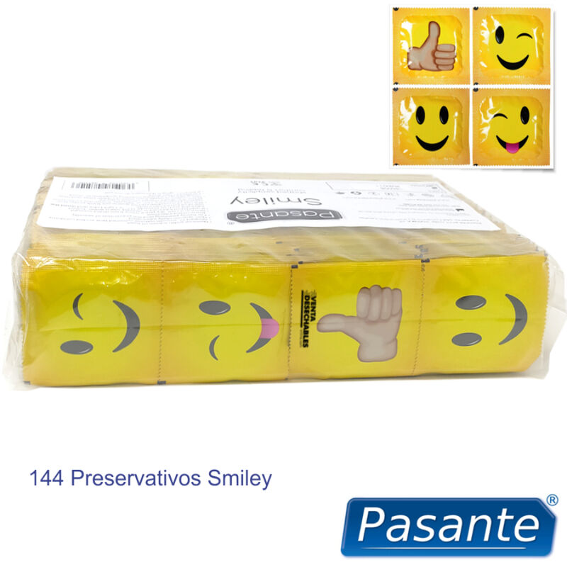 PASANTE - CONDOMS SMILEY BAG 144 UNITS 3 PASANTE - CONDOMS SMILEY BAG 144 UNITS - obrazek 3
