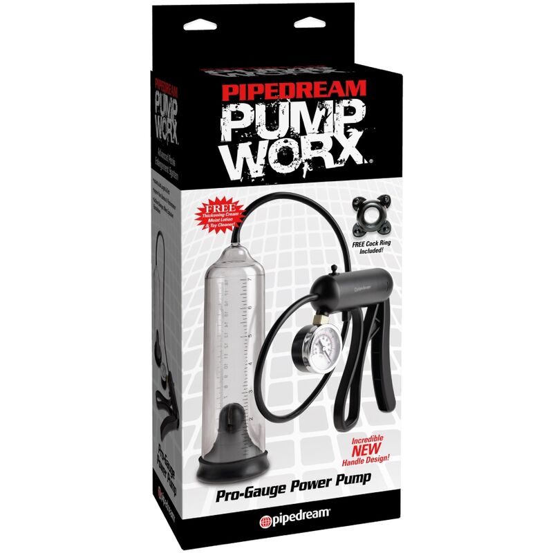 PUMP WORX - PRO-GAUGE POWER PUMP TRANSPARENT 2 PUMP WORX - PRO-GAUGE POWER PUMP TRANSPARENT - obrazek 2