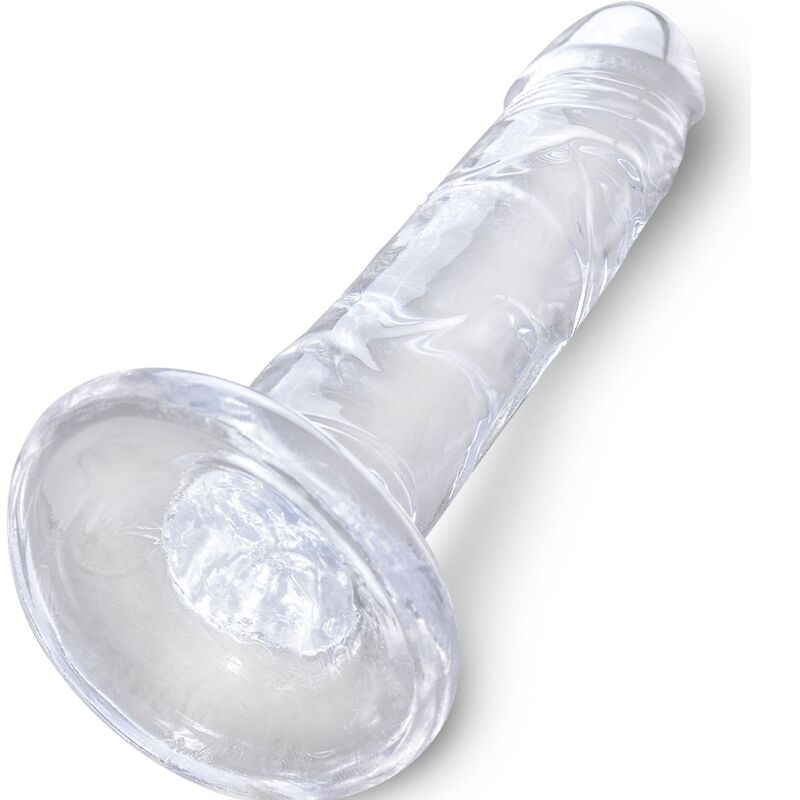 KING COCK - CLEAR REALISTIC PENIS 15.5 CM TRANSPARENT 2 KING COCK - CLEAR REALISTIC PENIS 15.5 CM TRANSPARENT - obrazek 2