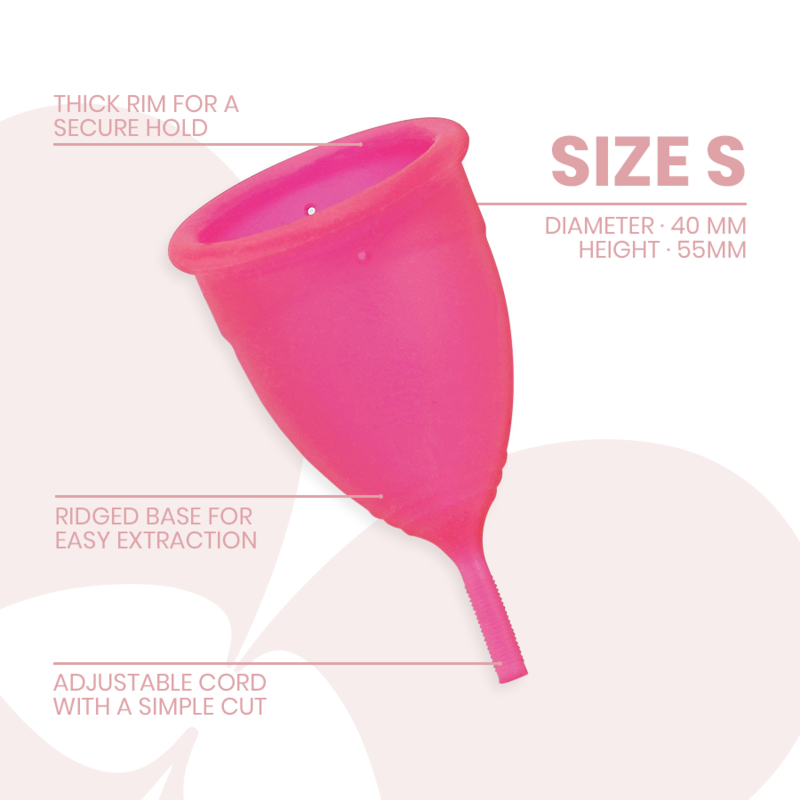 INTIMICHIC - MENSTRUAL CUP MEDICAL GRADE SILICONE - SIZE S 3 INTIMICHIC - MENSTRUAL CUP MEDICAL GRADE SILICONE - SIZE S - obrazek 3