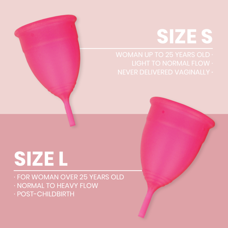 INTIMICHIC - MENSTRUAL CUP MEDICAL GRADE SILICONE - SIZE S 4 INTIMICHIC - MENSTRUAL CUP MEDICAL GRADE SILICONE - SIZE S - obrazek 4
