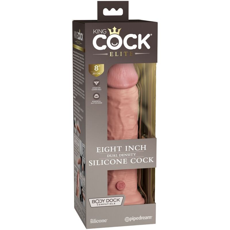 KING COCK - ELITE REALISTIC SILICONE DILDO 20.3 CM 5 KING COCK - ELITE REALISTIC SILICONE DILDO 20.3 CM - obrazek 5