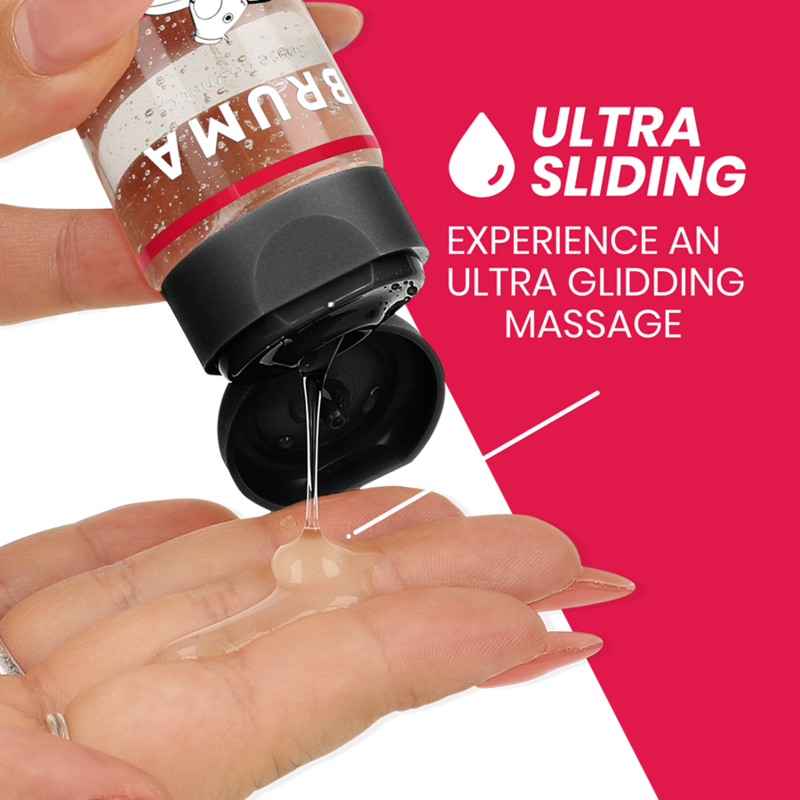 BRUMA - PREMIUM MASSAGE HOT OIL STRAWBERRY 3 IN 1 - 100 ML 2 BRUMA - PREMIUM MASSAGE HOT OIL STRAWBERRY 3 IN 1 - 100 ML - obrazek 2