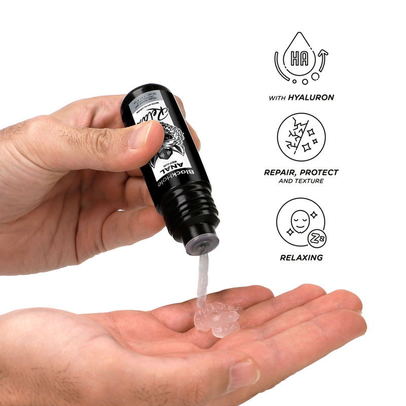 BLACK HOLE - ANAL REPAIR WATER BASED RELAX WITH HYALURON 30 ML 3 BLACK HOLE - ANAL REPAIR WATER BASED RELAX WITH HYALURON 30 ML - obrazek 3