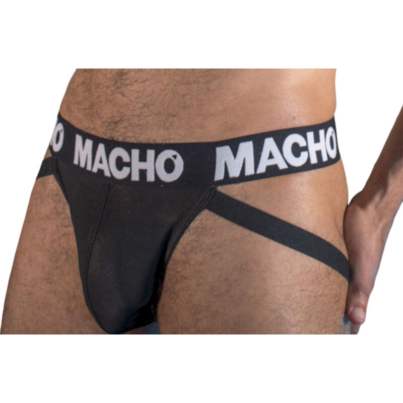 MACHO - MX25NN JOCK BLACK S 2 MACHO - MX25NN JOCK BLACK S - obrazek 2