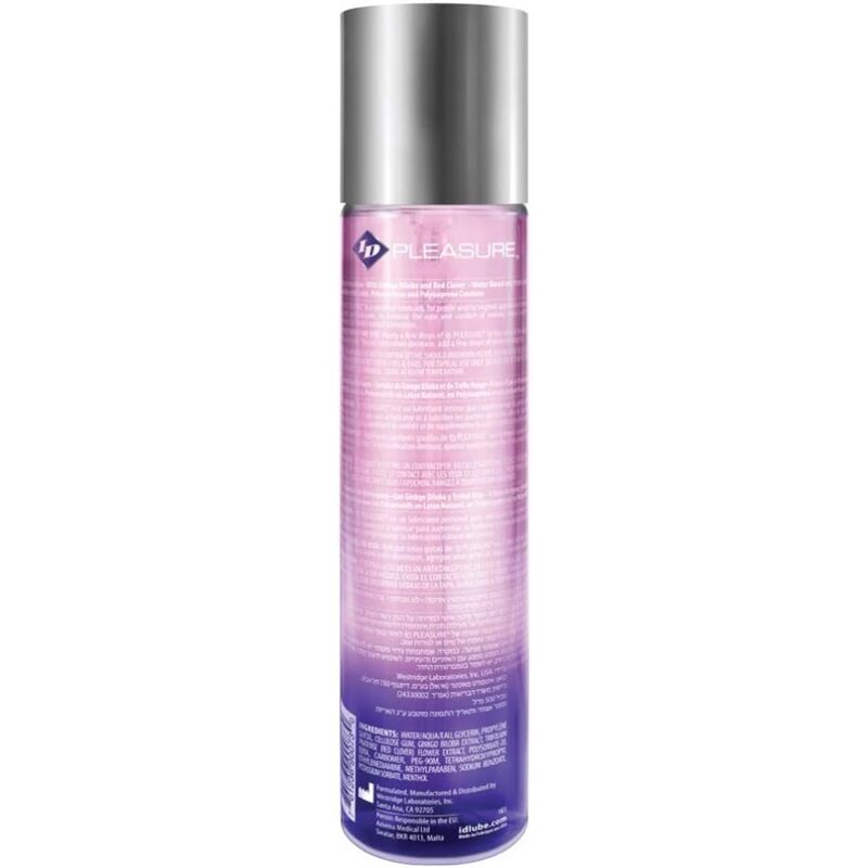 ID PLEASURE - TINGING SENSATION WATER BASED LUBRICANT 500 ML 2 ID PLEASURE - TINGING SENSATION WATER BASED LUBRICANT 500 ML - obrazek 2
