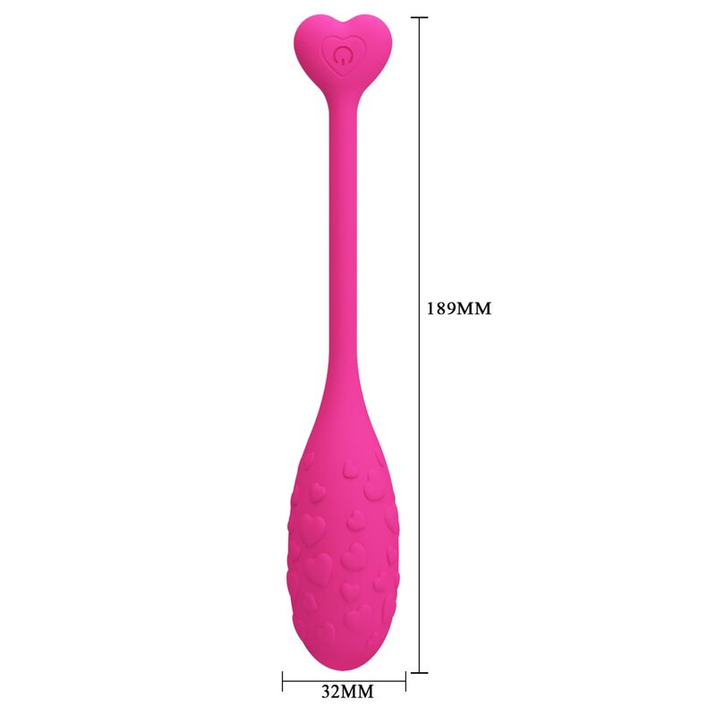 PRETTY LOVE - APP CONTROLLED PINK FISHER VIBRATING EGG 4 PRETTY LOVE - APP CONTROLLED PINK FISHER VIBRATING EGG - obrazek 4
