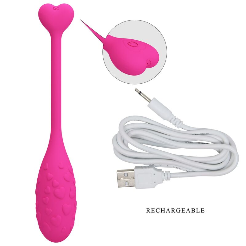 PRETTY LOVE - APP CONTROLLED PINK FISHER VIBRATING EGG 5 PRETTY LOVE - APP CONTROLLED PINK FISHER VIBRATING EGG - obrazek 5