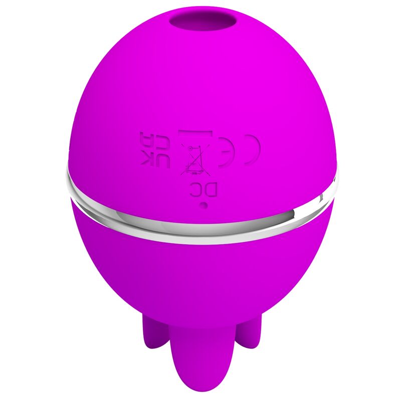 PRETTY LOVE - GEMINI BALL PURPLE ROUND SILICONE VIBRATOR 2 PRETTY LOVE - GEMINI BALL PURPLE ROUND SILICONE VIBRATOR - obrazek 2