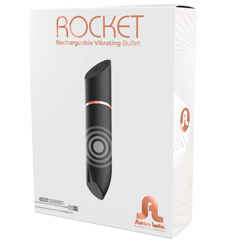 ADRIEN LASTIC - ROCKET BLACK RECHARGEABLE BULLET 4 ADRIEN LASTIC - ROCKET BLACK RECHARGEABLE BULLET - obrazek 4