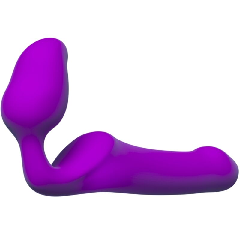ADRIEN LASTIC - QUEENS STRAP-ON FLEXIBLE VIOLET SIZE M 2 ADRIEN LASTIC - QUEENS STRAP-ON FLEXIBLE VIOLET SIZE M - obrazek 2