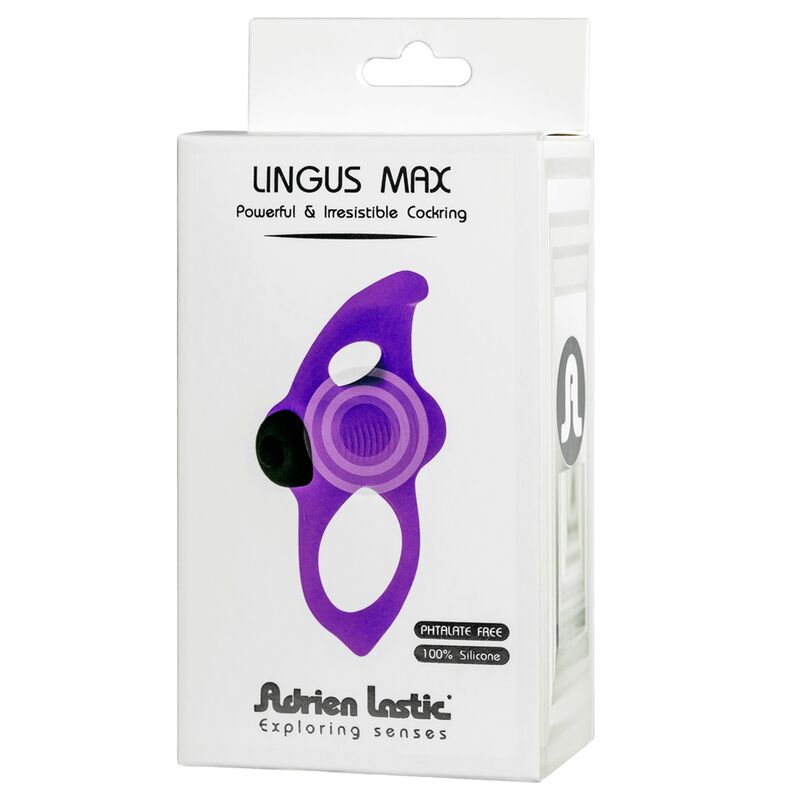 ADRIEN LASTIC - LINGUS MAX VIOLET VIBRATOR RING 4 ADRIEN LASTIC - LINGUS MAX VIOLET VIBRATOR RING - obrazek 4