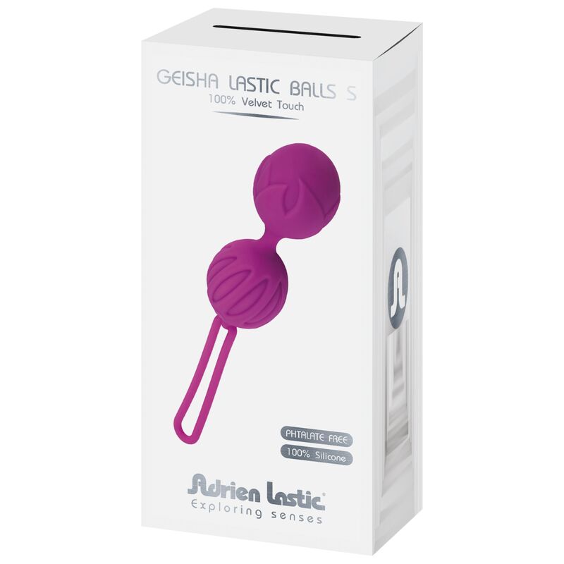ADRIEN LASTIC - GEISHA LASTIC SILICONE BALLS SIZE S VIOLET 2 ADRIEN LASTIC - GEISHA LASTIC SILICONE BALLS SIZE S VIOLET - obrazek 2