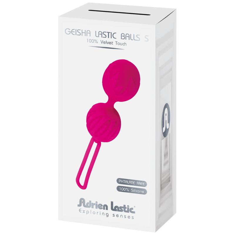ADRIEN LASTIC - GEISHA LASTIC SILICONE BALLS SIZE S FUCHSIA 2 ADRIEN LASTIC - GEISHA LASTIC SILICONE BALLS SIZE S FUCHSIA - obrazek 2