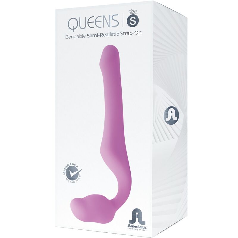 ADRIEN LASTIC - QUEENS STRAP-ON FLEXIBLE PINK SIZE S 5 ADRIEN LASTIC - QUEENS STRAP-ON FLEXIBLE PINK SIZE S - obrazek 5